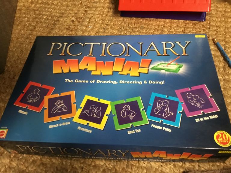 Pictionary Mania Board Game by Mattel