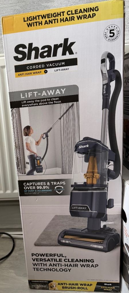 Shark NZ691UK Anti Hair Wrap Purple Upright Corded Vacuum Cleaner