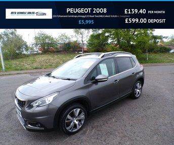 PEUGEOT 2008 1.2 Allure 2017,Diamond Cut Alloys,64mpg,£20 Road Tax,DAB,Cruise,F.S.H,Ulez Compliant