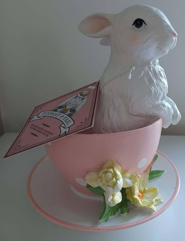 Tophat & Tail Easter Bunny Figurine