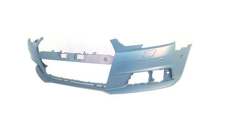 Audi A4 B9 2015 Onwards Front Bumper With with 4 Parking Sensor Holes
