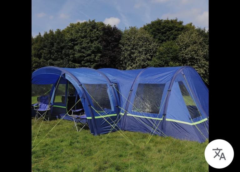 Berghaus Air 4Xl Tent Complete With Air Porch Footprint (Groundsheet) and Carpet