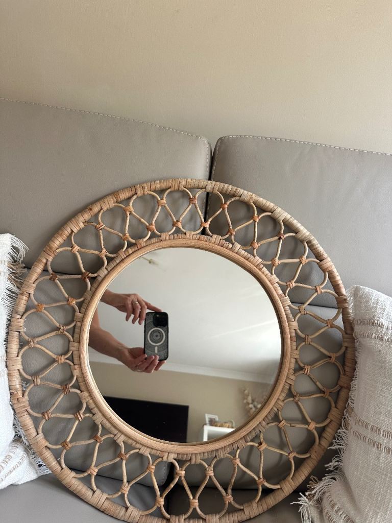 Rattan Mirror