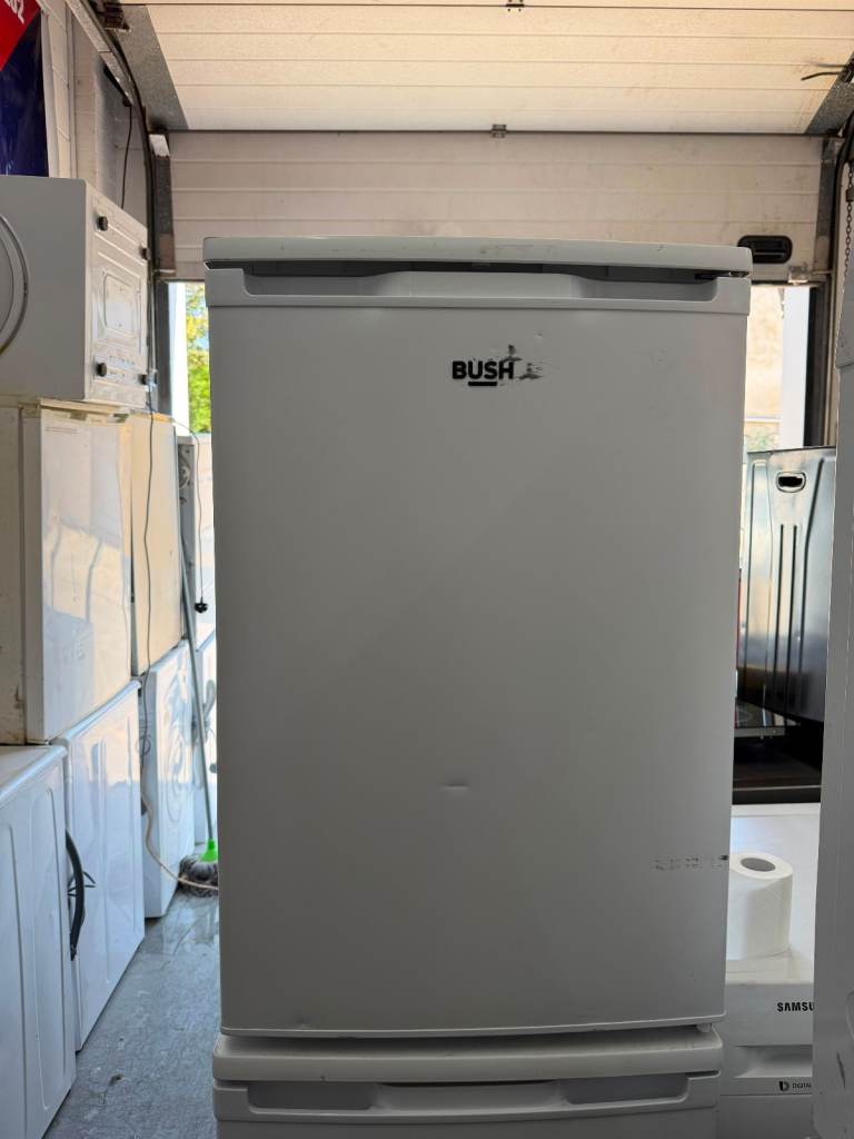Refurbished Bush 131L Under Counter Fridge – White