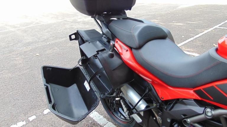 Ducati Multistrada 1200S Granturismo 2014 full luggage spec Italian tourer 