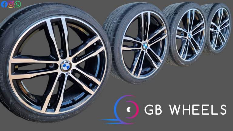 Genuine BMW 704M 19" Alloy Wheels 3 4 Series M Sport 8043650 Shadow Edition