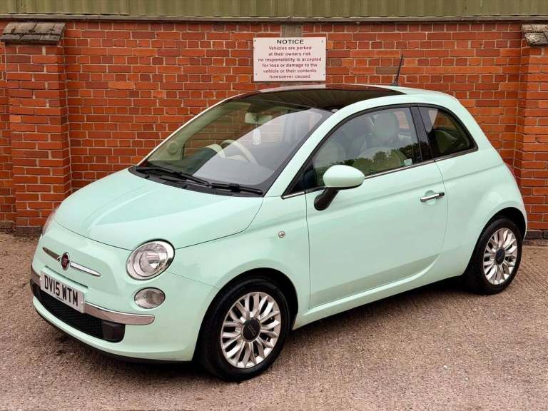 2015 Fiat 500 1.2 Lounge Euro 6 (s/s) 3dr Hatchback Petrol Manual