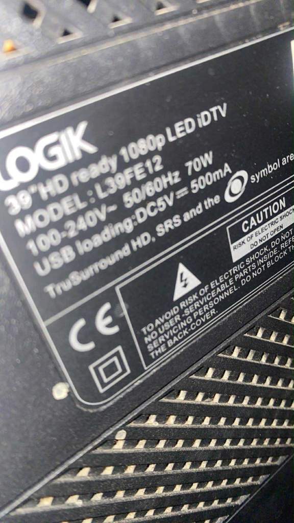 39” Logik Tv With Remote Still Working Fine 