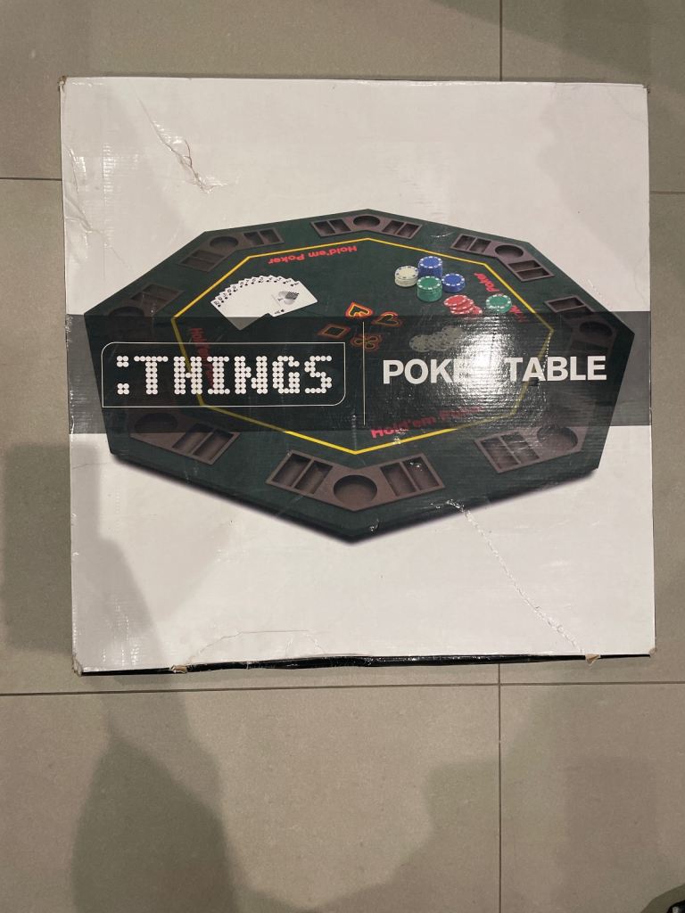 Poker table