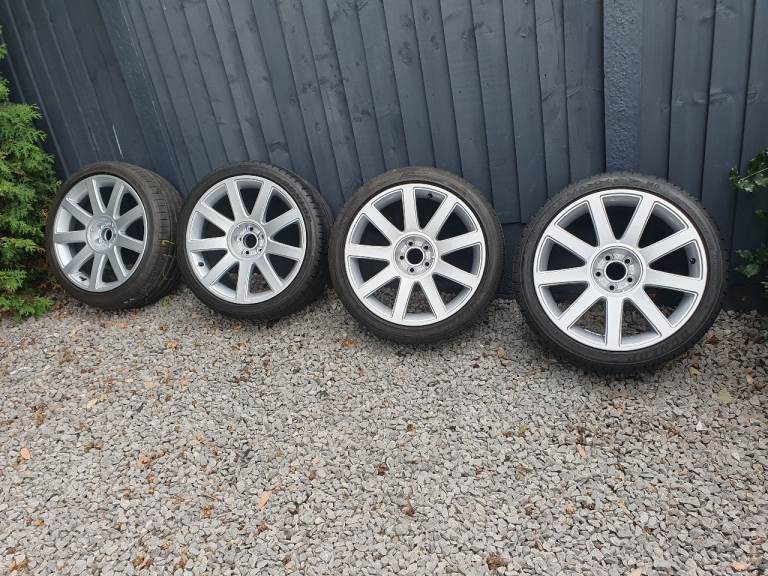 REFURBISHED☆Audi TT Mk1☆18" Alloy wheels with Dunlop Sportmax tyres 