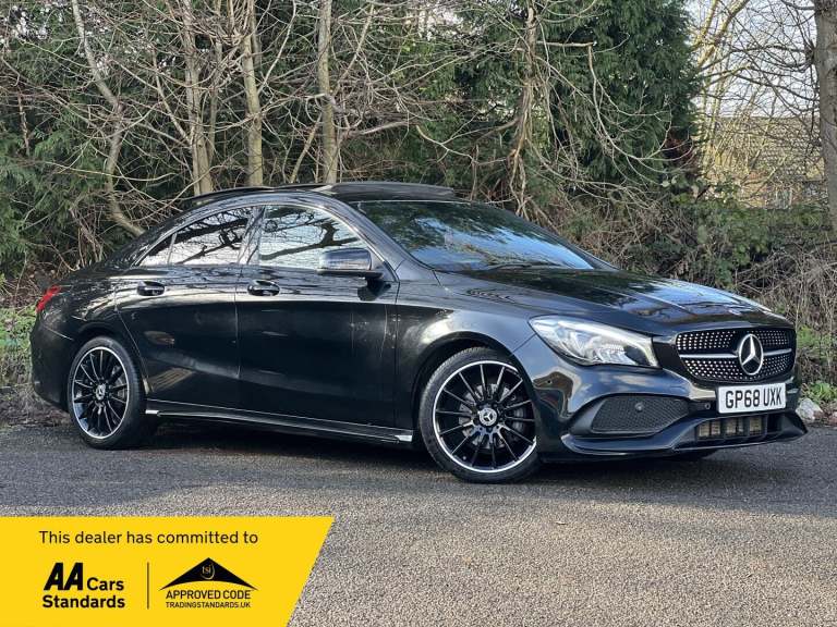 2019 Mercedes-Benz CLA 1.6 CLA200 AMG Line Night Edition (Plus) Coupe Euro 6 (s/s) 4dr SALOON Pet...