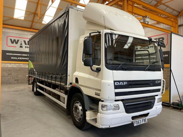 DAF CF65 EURO 5 4X2 18 TONNE CURTAINSIDER - 2013 - FD63 FBE