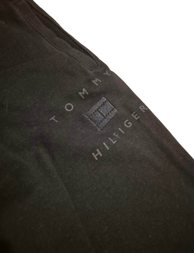 Kids Tommy Hilfiger Black Joggers/Tracksuit Bottoms
