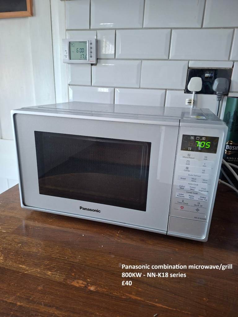 Panasonic NN-K18 Combination Microwave/Grill – Silver