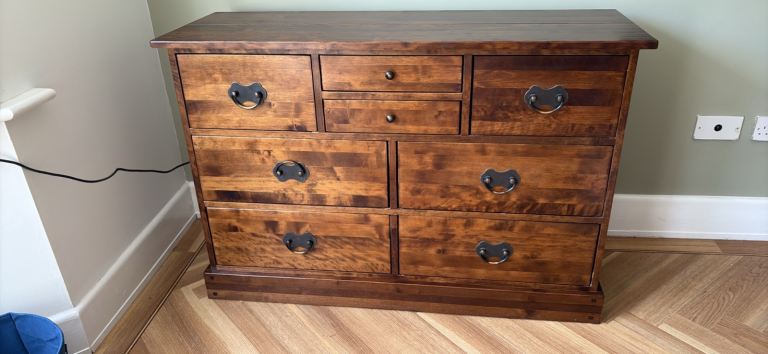 Laura Ashley Wooden Chest of Drawers – Good Condition