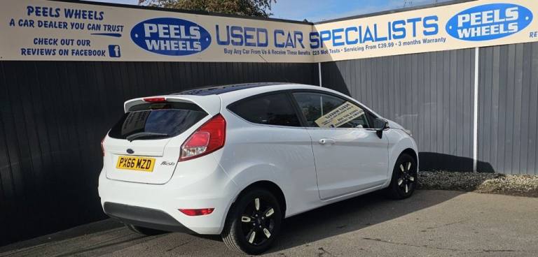 2016 66 FORD FIESTA 1.25 ZETEC WHITE EDITION HATCHBACK 3DR PETROL