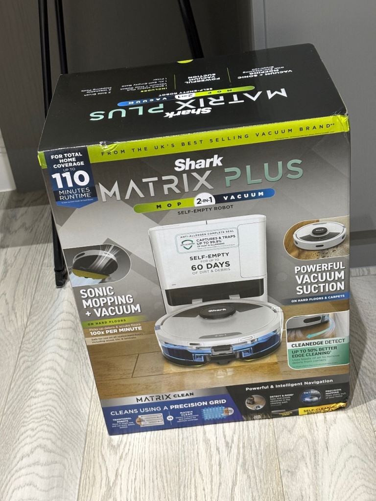 CAN HAND DELIVER,BRAND NEW SEALED Shark Matrix Plus 2-in-1 Self Empty Robot Vacuum Cleaner,FIX PRICE