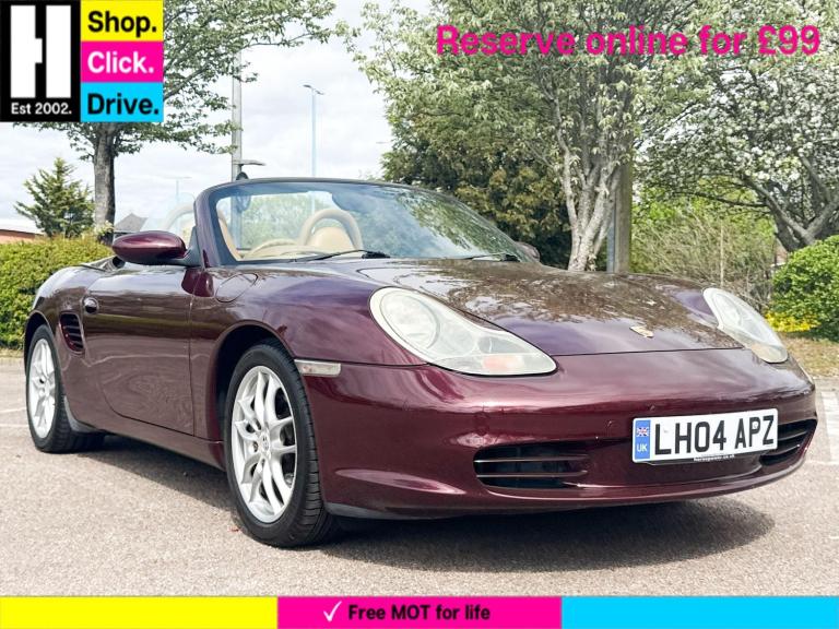 2004 Porsche Boxster 2.7 986 Convertible 2dr Petrol Manual (233 g/km, 228 bhp) CONVERTIBLE Petrol...