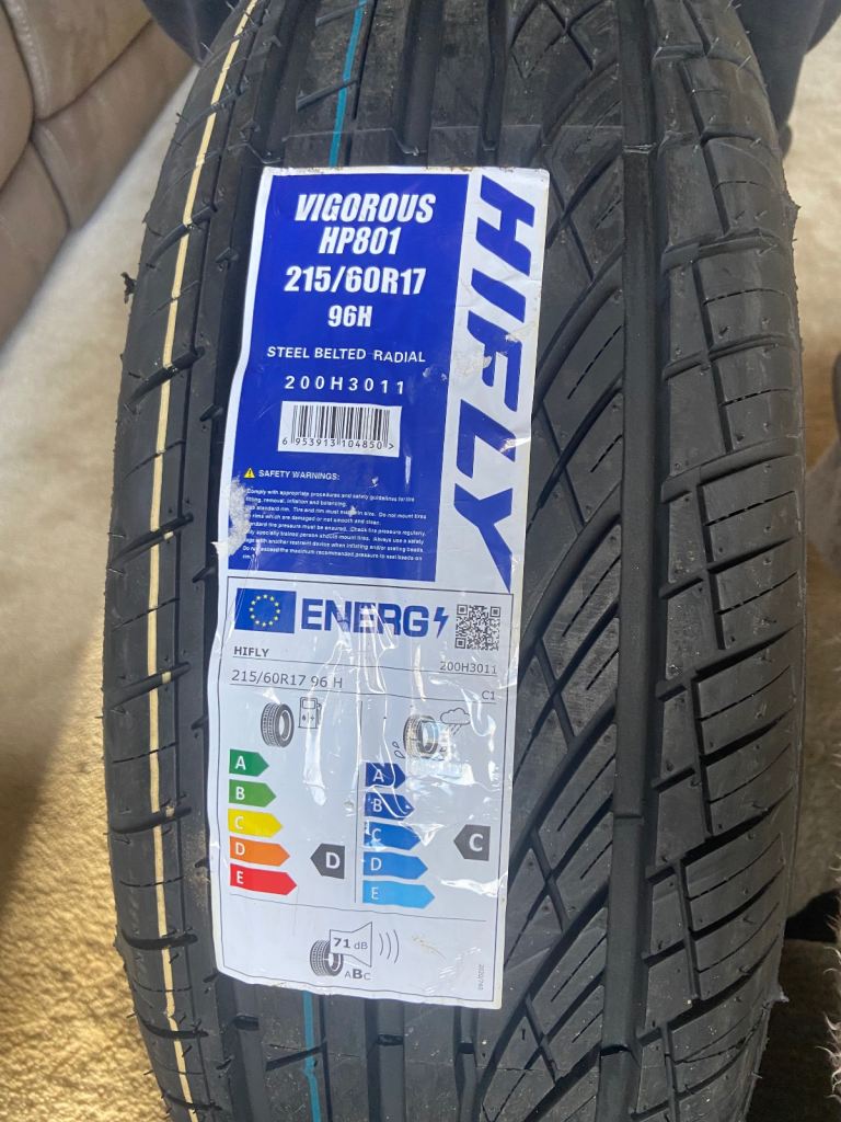 17 inch car tyre brand new 