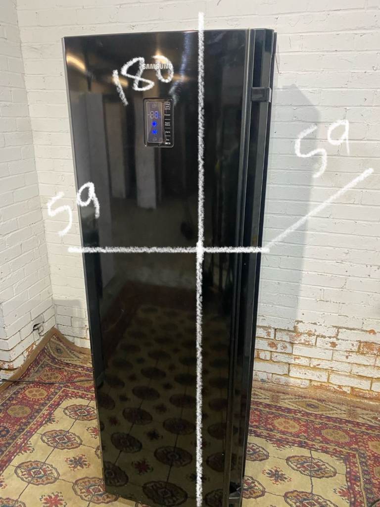 Beautiful Samsung Black  Standing Freezer For Sale Works Excellent 