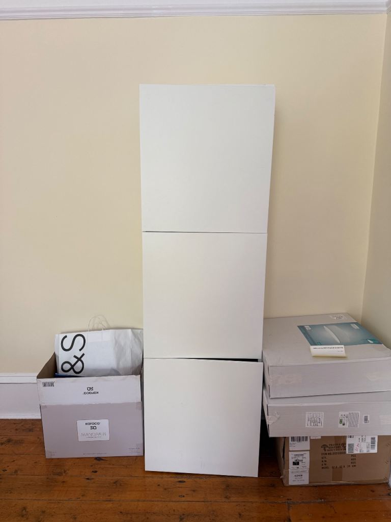 REDUCED - £50 White IKEA BESTA Storage Cabinet
