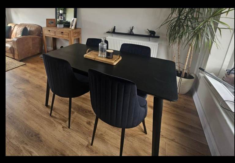 IKEA LISABO Dining Table, Black 