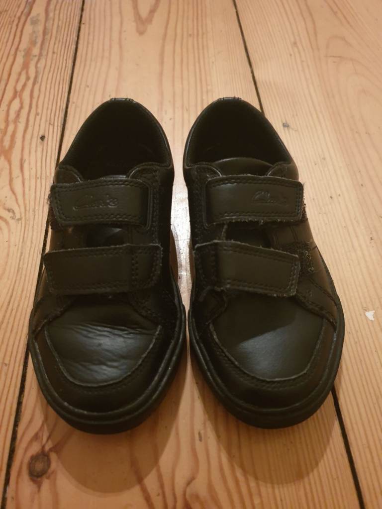 For sale is a pair of school Clarks trainers, size UK10