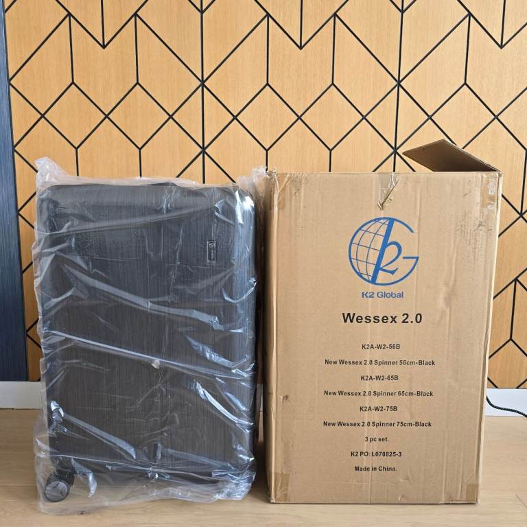 New K2 polycarbonate ABS TSA light suitcase trolley luggage aluminum travel bag f John Lewis