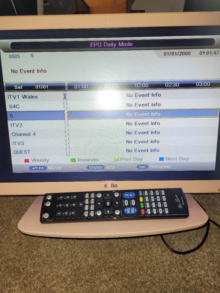 12v  20 inch pink tv