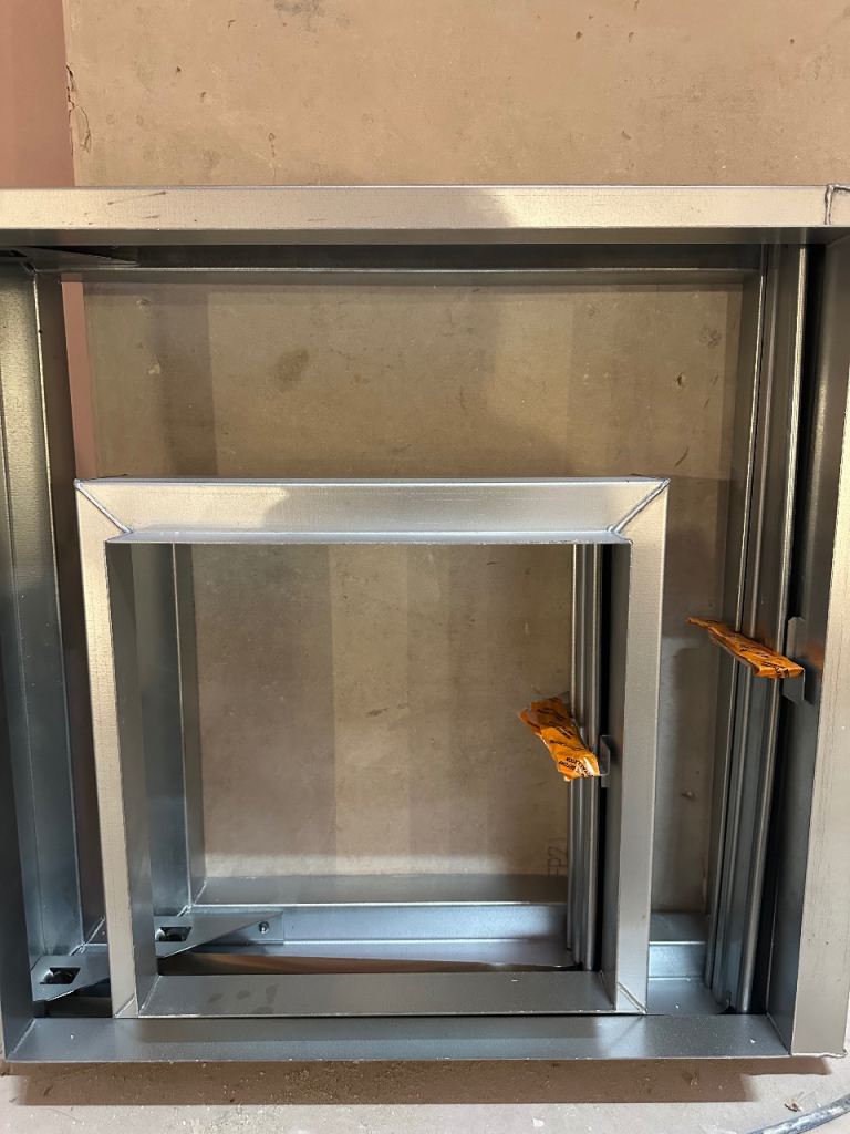 New Metal Air Duct Fire Dampers Ventilation Frames & Connectors