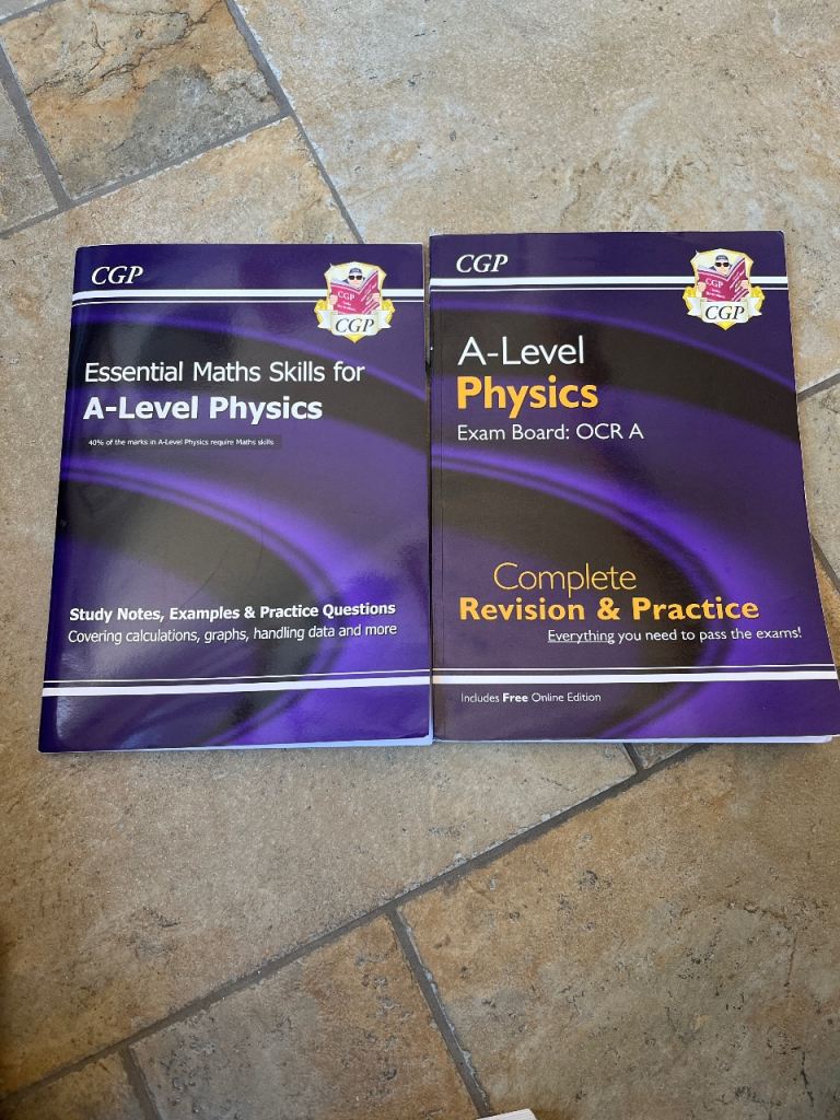 CGP A-Level Physics & Maths Skills Books – OCR A
