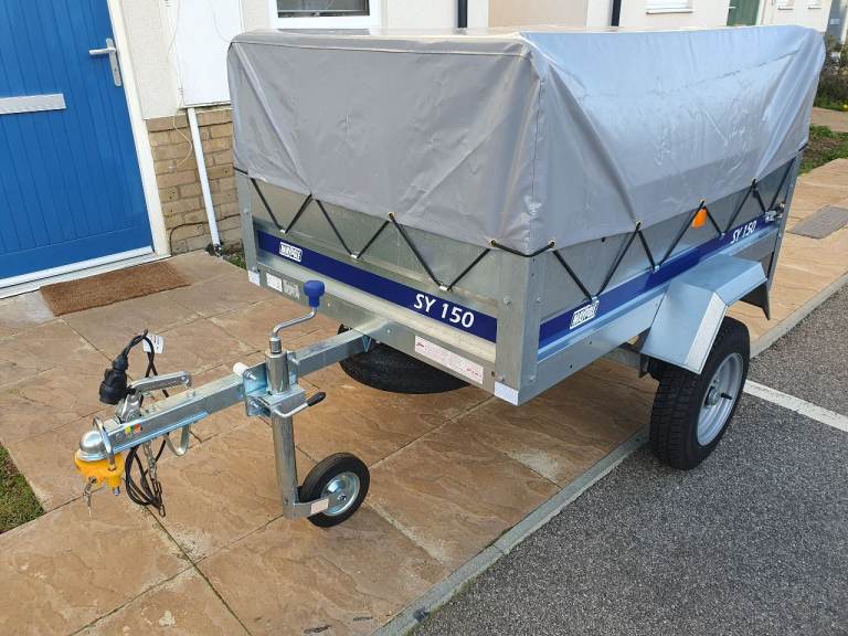 Erde SY150 trailer with New high frame and cover 