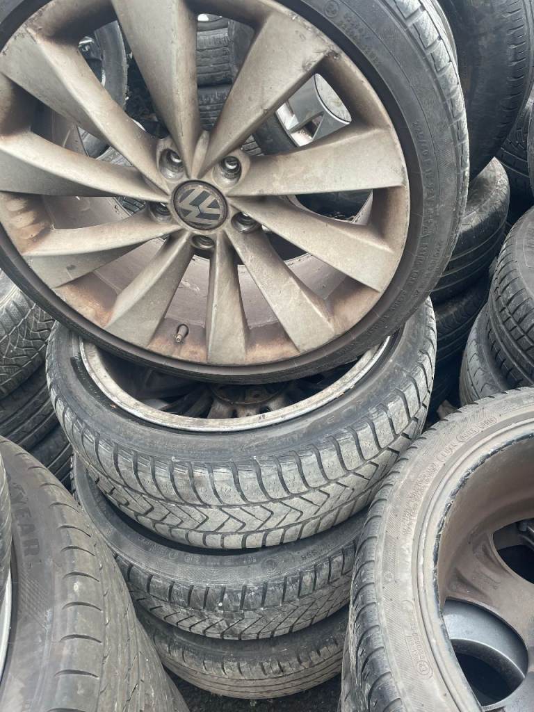 VW PASSAT CC SCIROCCO  TURBINE ALLOY WHEELS x4   235/40R18 