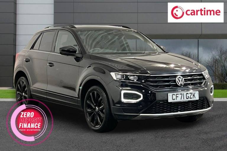 2021 71 VOLKSWAGEN T-ROC 1.5 TSI EVO BLACK EDITION SUV 5DR PETROL DSG EURO 6 (S/