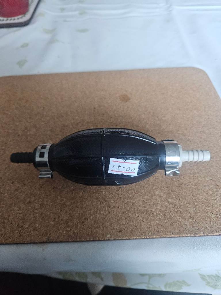 Boat outboard primer bulb. 8mm pipe. NEW 