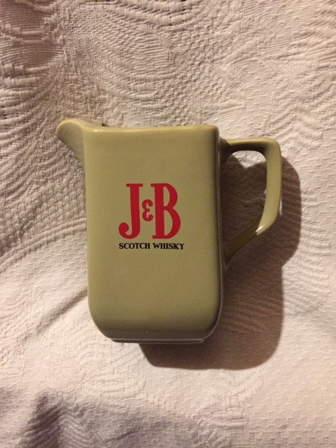 Vintage J&B Whisky Water Jug