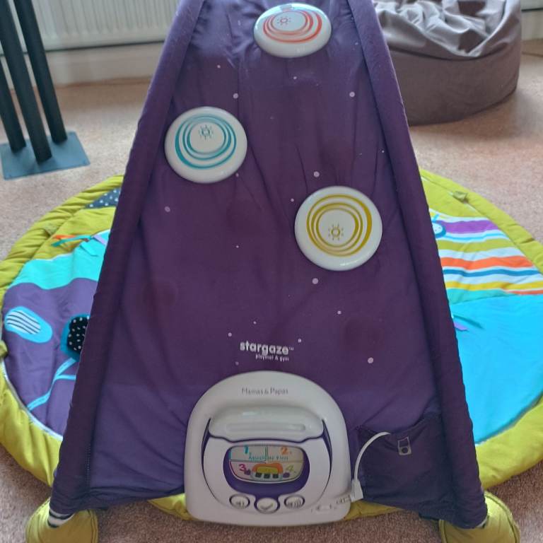 Mamas & Papas 'Stargaze' Fabric Playmat & Baby Gym - Good Condition