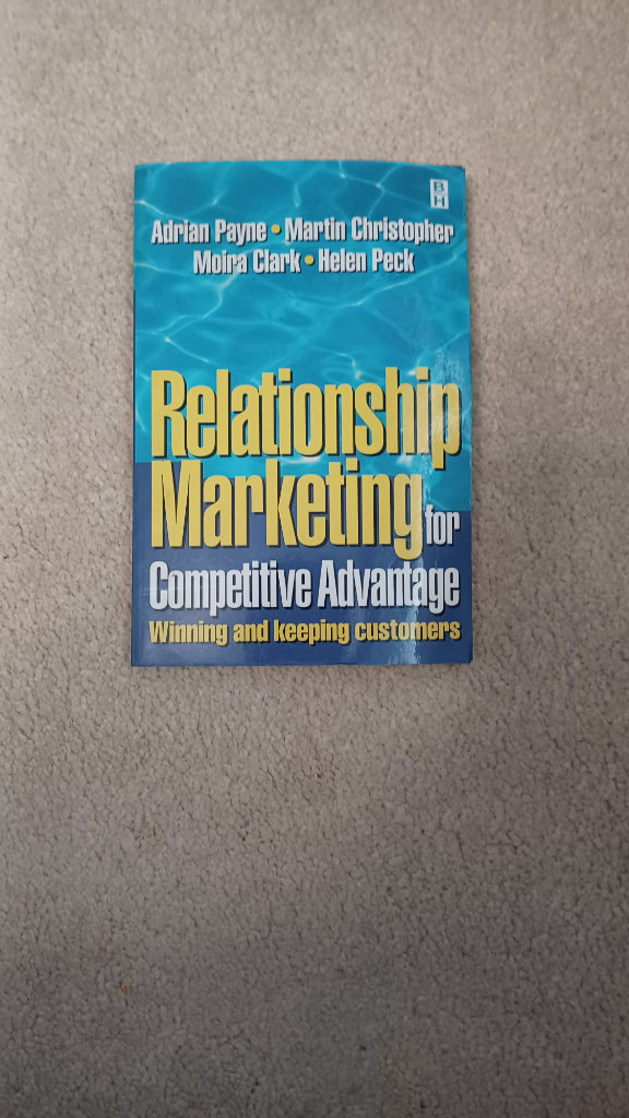 Relationship Marketing for Competitive Advantage Text Book in mint condition