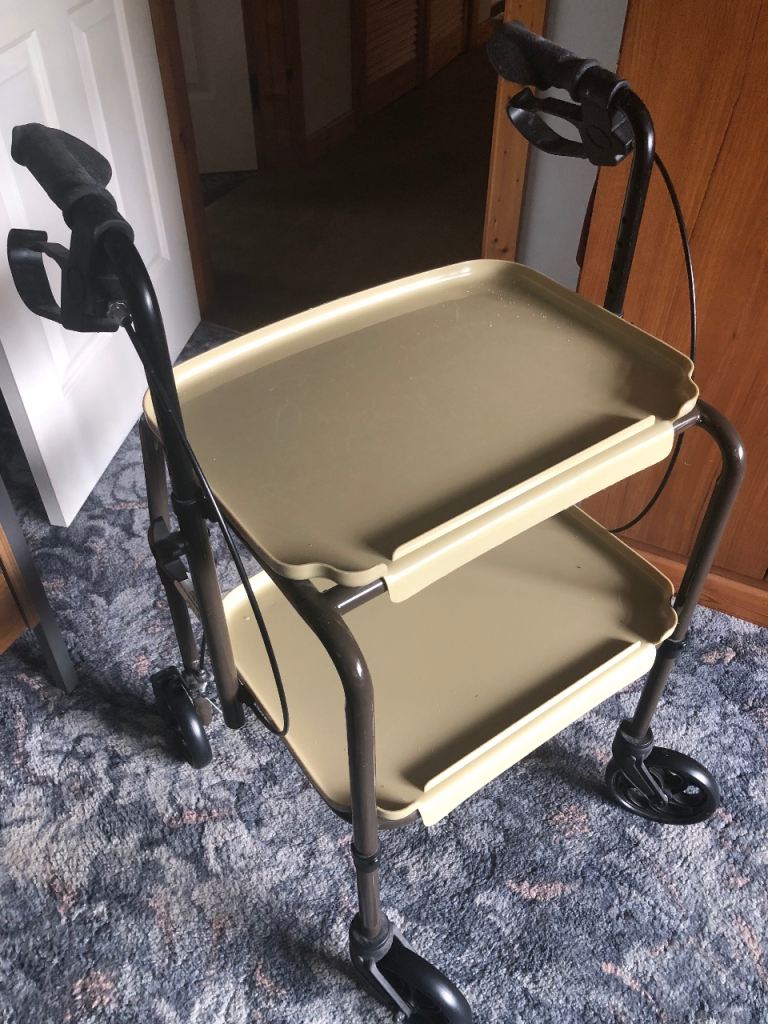 Walking Aid Trolley with trays 