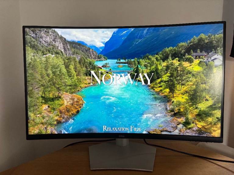 Dell S3221QS 32” 4K Curved Monitor – Like New