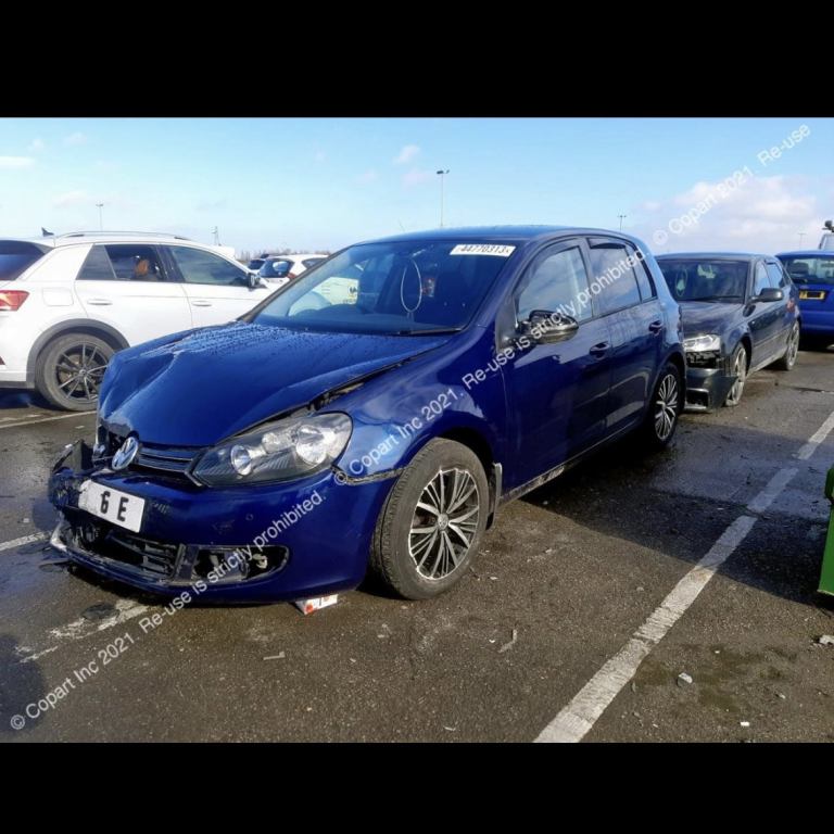 Vw golf mk6 breaking blue Shadow blue spares or repairs 