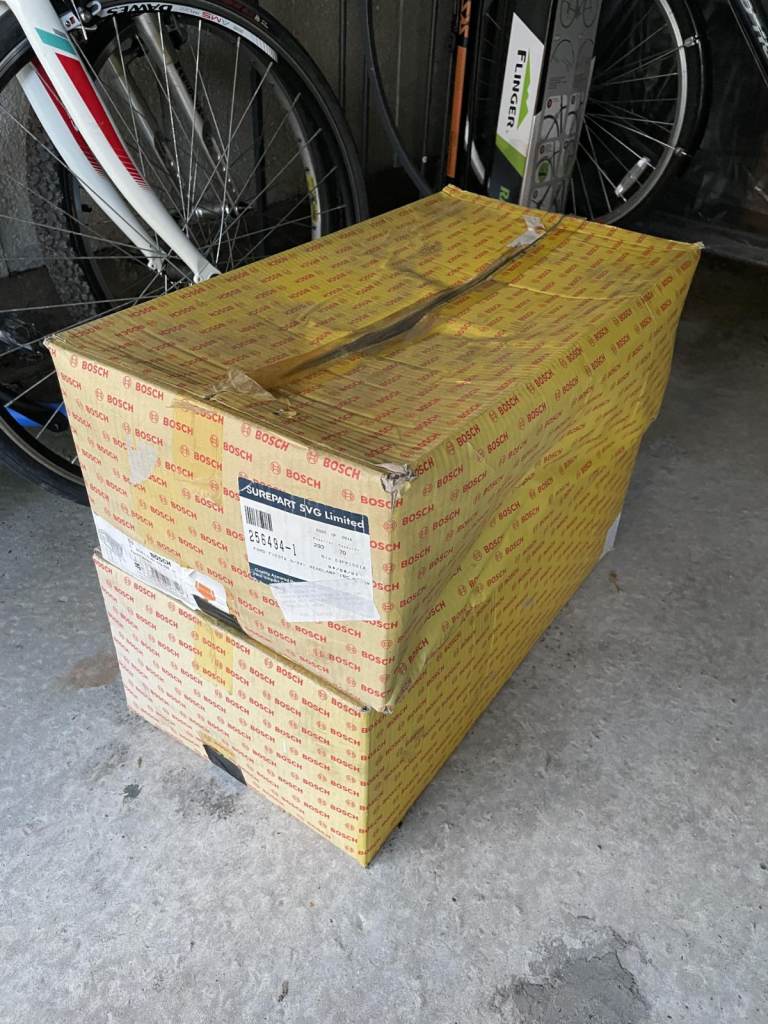 NOS left & right front headlights for facelift MK4 Ford Fiesta 99-02 e.g. Zetec S, Boxed