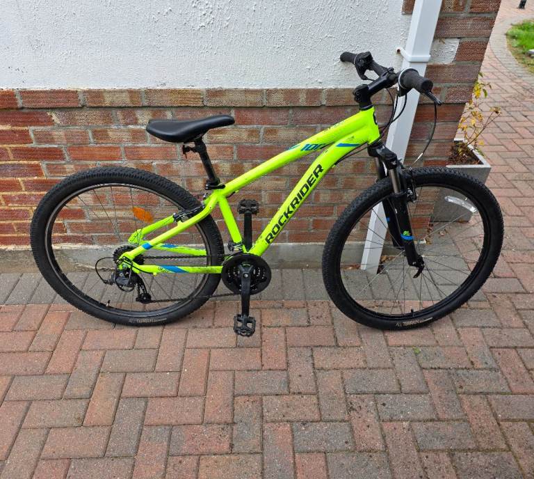 Rockrider ST100 Medium 21 speed Mountain Bike with front suspension for ...