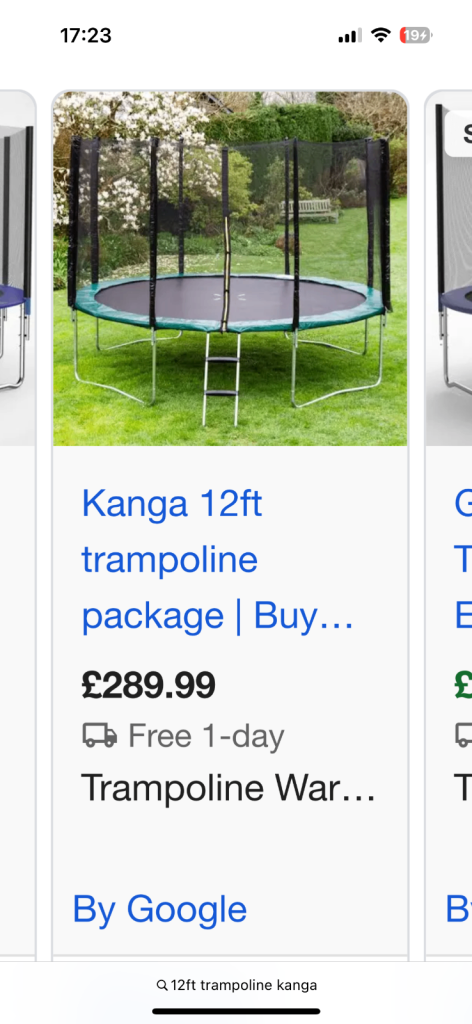 12ft trampoline 