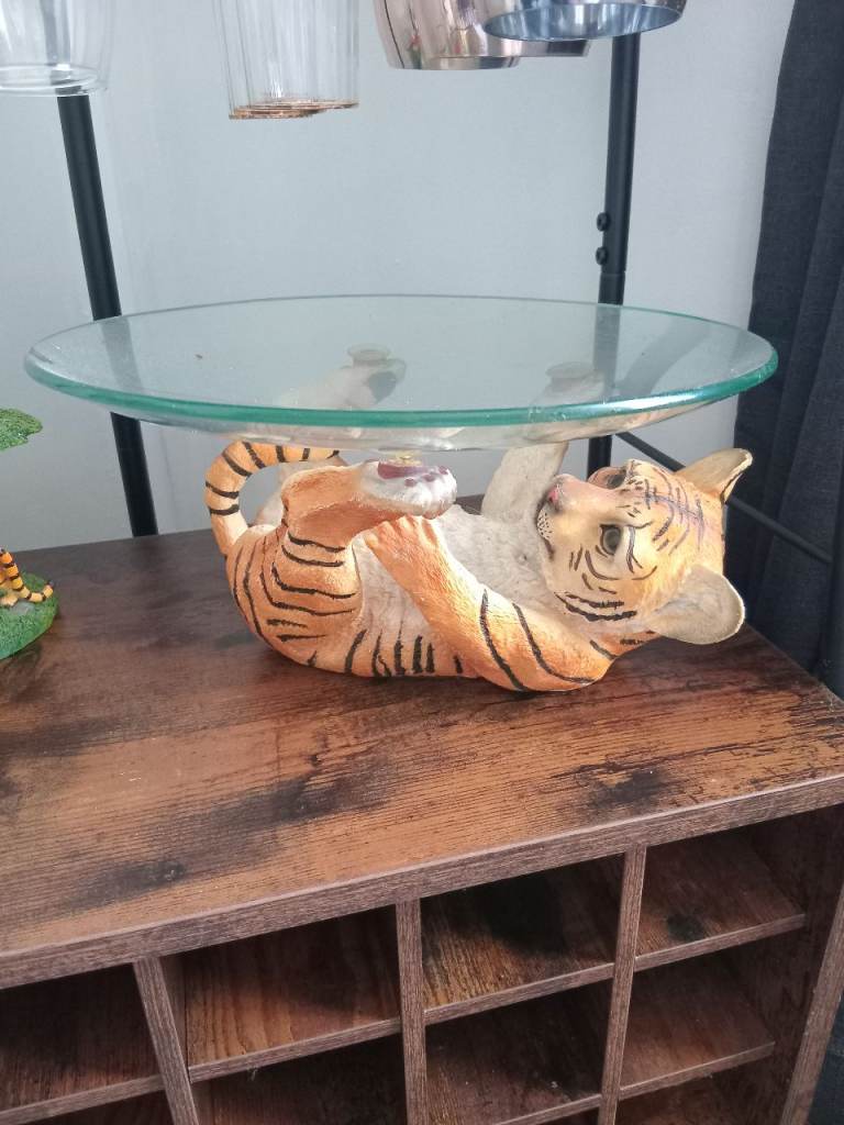 Tiger Wine Bottle Holder and Glass fruit bowl - Good Condition