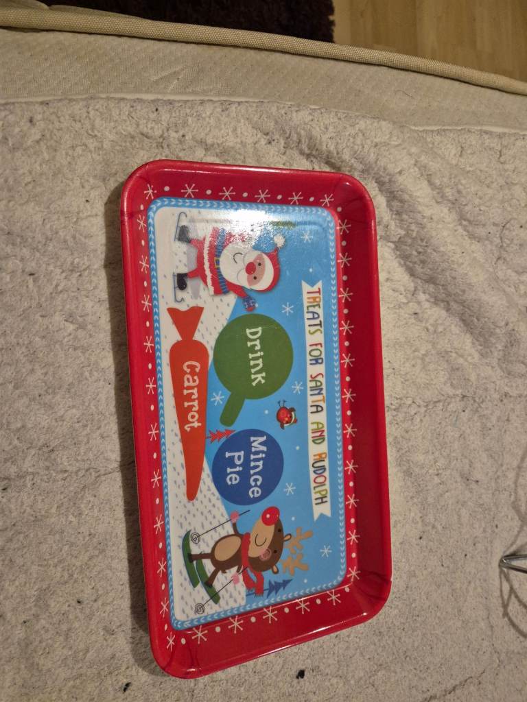 image for Kids Xmas plastic tray