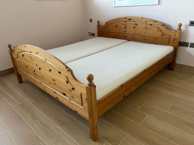 Super King-Size Pine Bed (IKEA)