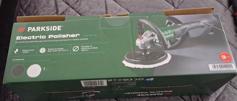 Electric car polisher.