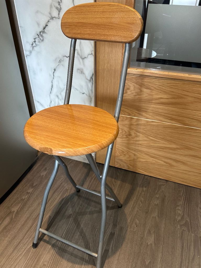 Fold away stool. 