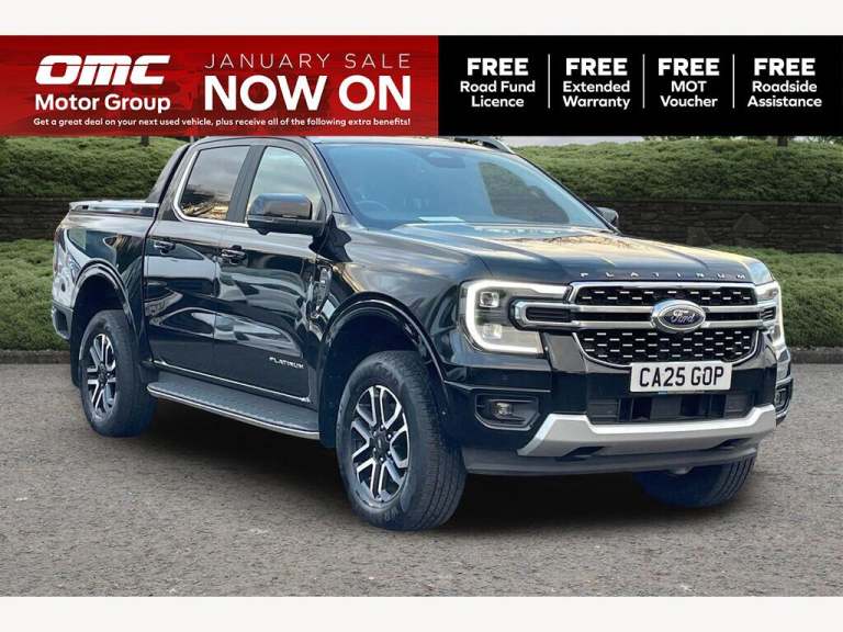 2025 Ford Ranger Pick Up D/Cab Platinum 3.0 EcoBlue V6 240 Auto PICK UP Diesel Automatic